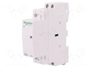 Contactor: 2-pole installation; 25A; 20VAC; NO x2; IP20; -5÷60°C SCHNEIDER ELECTRIC