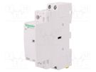 Contactor: 2-pole installation; 25A; 220÷240VAC; NO x2; IP20; 500V SCHNEIDER ELECTRIC