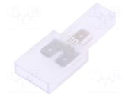 Connector: terminal block; 6.3x0,8mm connectors; 300V; 25A VOGT