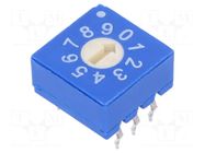 Encoding switch; DEC/BCD; Pos: 10; THT; Rcont max: 100mΩ; 4.9Ncm ECE