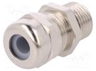 Cable gland; with long thread; M16; 1.5; IP68; brass LAPP