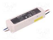 Power supply: switched-mode; LED; 36W; 12VDC; 3A; 220÷240VAC; IP67 QOLTEC