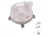 Converter: pressure; 30÷300Pa; OUT: SPDT; IP54; stub pipes Ø6mm WIKA