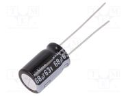 Capacitor: electrolytic; THT; 68uF; 63VDC; Ø10x16mm; Pitch: 5mm NICHICON