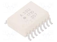 Optocoupler; SMD; Ch: 1; OUT: IGBT driver; 5kV; SO16; 60kV/μs BROADCOM (AVAGO)