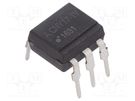 Optocoupler; THT; Ch: 1; OUT: transistor; Uinsul: 5kV; Uce: 70V; DIP6 BROADCOM (AVAGO)