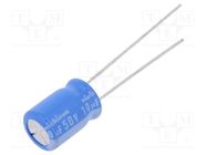 Capacitor: electrolytic; THT; 10uF; 50VDC; Ø8x11.5mm; Pitch: 3.5mm NICHICON