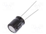 Capacitor: electrolytic; THT; 3.3uF; 450VDC; Ø10x12.5mm; Pitch: 5mm NICHICON