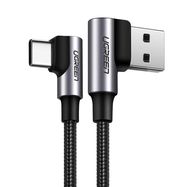 Ugreen angled USB - USB Type C Quick Charge 3.0 QC3.0 3 A 2 m gray (US176 20857), Ugreen