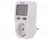 Controller; IP20; 16A; 0÷50°C; Range: 0,000÷9999 COST/kWh/W/V ORNO