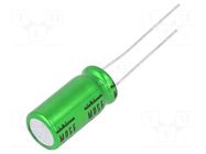 Capacitor: electrolytic; bipolar; THT; 100uF; 35VDC; Ø10x20mm; ±20% NICHICON