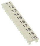 TERMINAL BLOCK MARKER, 11 TO 20, 5MM