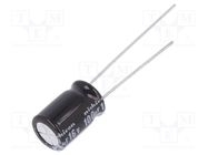 Capacitor: electrolytic; THT; 100uF; 16VDC; Ø8x11.5mm; Pitch: 3.5mm NICHICON