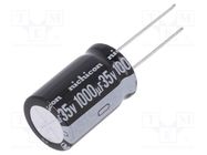 Capacitor: electrolytic; THT; 1000uF; 35VDC; Ø16x25mm; Pitch: 7.5mm NICHICON