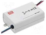 Power supply: switching; LED; 16.8W; 12÷16VDC; 1050mA; 180÷295VAC MEAN WELL