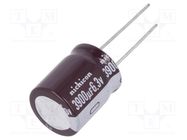 Capacitor: electrolytic; low ESR; THT; 3900uF; 6.3VDC; Ø16x20mm NICHICON