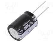 Capacitor: electrolytic; THT; 100uF; 200VDC; Ø18x25mm; Pitch: 7.5mm NICHICON