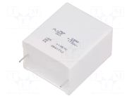 Capacitor: polypropylene; DC-Link; 8uF; THT; ESR: 6.6mΩ; C4AQ; ±5% KEMET