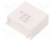 Capacitor: polypropylene; DC-Link; 3.3uF; ESR: 9.09097mΩ; THT; ±5% KEMET