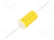 Capacitor: polyester; 2.5uF; 250VAC; 400VDC; ±5%; Ø18.5x33mm; THT KEMET