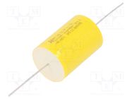 Capacitor: polyester; 2.5uF; 450VAC; 850VDC; ±5%; Ø31.5x44mm; THT KEMET