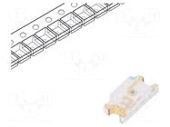 LED; yellow; SMD; 1206; 15÷39mcd; 1.7÷2.4VDC; 3.2x1.5x1.1mm; 130° EVERLIGHT