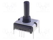 Potentiometer: shaft; single turn; 10kΩ; ±20%; 0.75W; linear; THT BOURNS