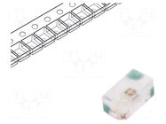 LED; orange; SMD; 0402; 8÷100mcd; 1.7÷2.4VDC; 1x0.5x0.4mm; 140°; 5mA REFOND