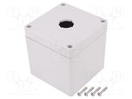 Enclosure: for remote controller; IP66; UL94-5V; X: 90mm; Y: 90mm HAMMOND