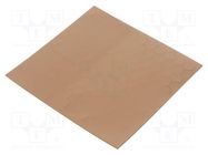 Self-adhesive foot; H: 1.6mm; brown; polyurethane; Dim: 11x11mm 3M