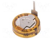 Supercapacitor; THT; 0.22F; 5.5VDC; ±20%; Ø11.5x6mm; -25÷70°C; EDLC BIGCAP