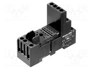 Socket; PIN: 8; 12A; 240VAC; H: 61.5mm; W: 28mm; screw terminals; RCM 