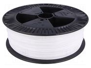 Filament: PET-G; Ø: 1.75mm; white; 220÷250°C; 2kg DEVIL DESIGN