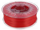 Filament: PLA; Ø: 1.75mm; hot red; 200÷235°C; 1kg DEVIL DESIGN