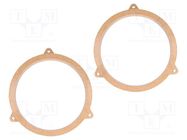 Spacer ring; MDF; 165mm; Mazda; impregnated,varnished; 2pcs. 4CARMEDIA