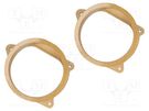 Spacer ring; MDF; 165mm; Peugeot; impregnated,varnished; 2pcs. 4CARMEDIA