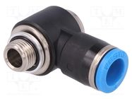 Push-in fitting; threaded,angled 90°; -0.95÷6bar; Thread: G 1/8" FESTO