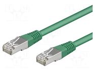 Patch cord; RJ45 plug,both sides; SF/UTP; 5e; stranded; CCA; 50m GOOBAY