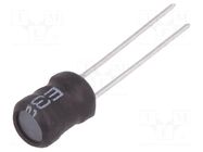 Inductor: wire; THT; 100uH; 800mA; ±10%; Ø6.5x8.5mm; vertical FERROCORE