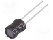 Inductor: wire; THT; 220uH; 600mA; ±10%; Ø6.5x8.5mm; vertical FERROCORE