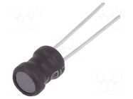 Inductor: wire; THT; 10mH; 70mA; ±10%; Ø6.5x8.5mm; vertical FERROCORE