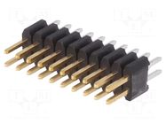 Connector: pin strips; pin header; Minitek127®; male; PIN: 20; THT AMPHENOL COMMUNICATIONS SOLUTIONS