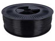 Filament: ABS+; Ø: 1.75mm; black; 230÷240°C; 2kg DEVIL DESIGN