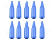 Spare part: tip; blue; 10pcs. TELEDYNE LECROY