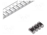 Resistor network: Y; SMD; 2.7kΩ; ±5%; 62.5mW; No.of resistors: 4 YAGEO