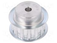 Belt pulley; T10; W: 16mm; whell width: 31mm; Ø: 42.7mm; aluminium OPTIBELT