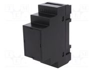 Enclosure: for DIN rail mounting; Y: 90mm; X: 35mm; Z: 65mm; ABS KRADEX