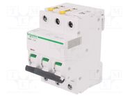 Circuit breaker; 400VAC; Inom: 1A; Poles: 3; for DIN rail mounting SCHNEIDER ELECTRIC