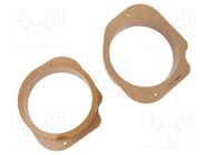 Spacer ring; MDF; 165mm; Seat; impregnated,varnished; 2pcs. 4CARMEDIA