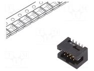 Connector: pin strips; socket; Minitek127®; male; PIN: 8; vertical AMPHENOL COMMUNICATIONS SOLUTIONS